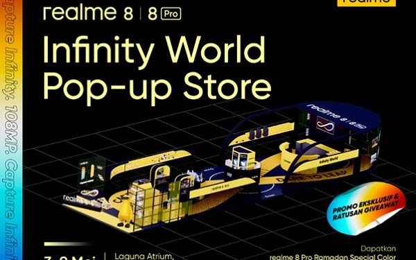 Realme Hadirkan realme 8 | 8 Pro Infinity World Pop-up Store di Mall Central Park