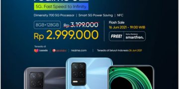 Smartphone 5G Paling Terjangkau, realme 8 5G Meluncur di Indonesia