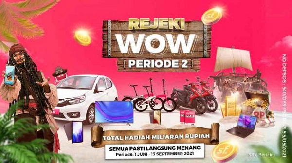 Smartfren Gelar Rejeki WOW Treasure Hunt Periode Kedua, Total Hadiah Milyaran Rupiah
