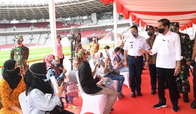 Presiden Target Dua Juta Vaksinasi Pada Bulan Agustus