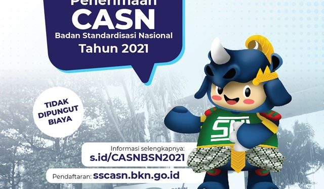 BSN Buka Formasi CASN 2021, Ini Ketentuannya