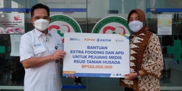 Mitigasi Gelombang Kedua Pandemi, Pupuk Kaltim Gelontorkan Dana Rp2,6 M