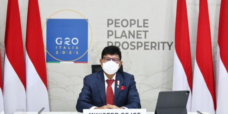 Pertemuan Tingkat Menteri G20 Bidang Digital dari Jakarta secara virtual, 05/08/2021