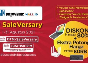 DatascripMall.ID Gelar Promo ‘1st SaleVersary’, Tebar Diskon dan Voucer