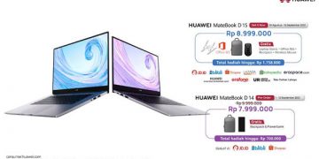 HUAWEI MateBook D14 & D15 Melenggang di Indonesia