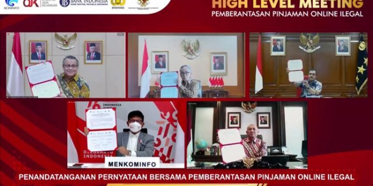 Pernyataan Bersama Pemberantasan Pinjol Ilegal