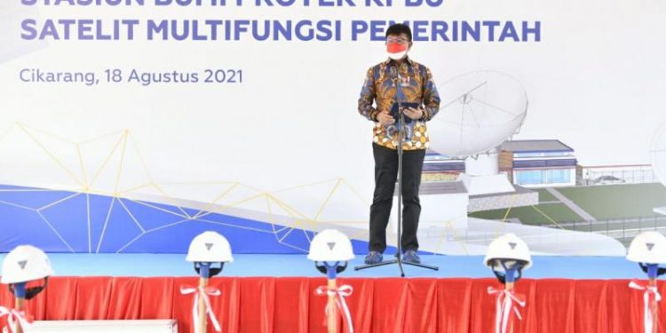 Stasiun Bumi Satelit Satria (Foto: Dokumentasi Kemkominfo)