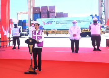 Presiden Jokowi Lepas Ekspor Pertanian ke 61 Negara secara Virtual