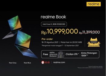 Ramaikan Pasar Laptop Indonesia, Realme Book Bidik Kreator Muda