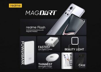 Realme Perkenalkan MagDart, Teknologi Pengisian Daya Nirkabel 50W