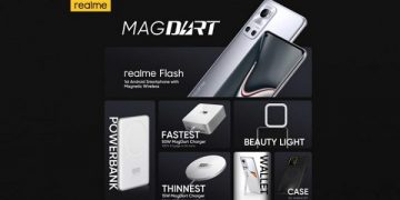 Realme Perkenalkan MagDart, Teknologi Pengisian Daya Nirkabel 50W