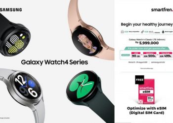 Smartfren Tawarkan Paket Bundling Galaxy Watch4 Classic LTe dengan eSIM