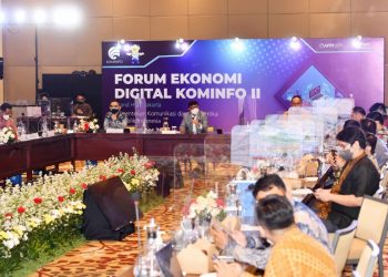 Forum Ekonomi Digital II “Financial Technology dan Pinjaman Online” yang dilaksanakan secara hibrida dari Jakarta, Rabu (29/09/2021).