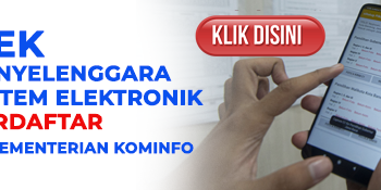 PSE Terdaftar di Kementerian Kominfo