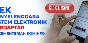 PSE Terdaftar di Kementerian Kominfo