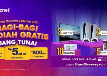 Lewat Biznet GiveAway Medan 2021, Biznet Siap Bagikan Hadiah Jutaan Rupiah