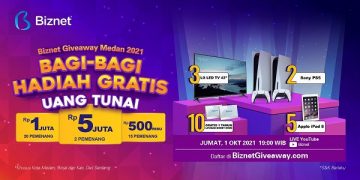 Lewat Biznet GiveAway Medan 2021, Biznet Siap Bagikan Hadiah Jutaan Rupiah
