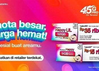 Lebih Terjangkau, Tri Indonesia Hadirkan Perdana Happy