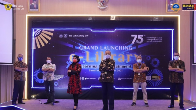 Hadapi Era Digital Bea Cukai Jateng DIY Luncurkan E-Library
