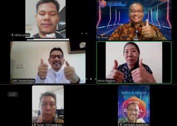 Perumdam Tirta Tarum Karawang dalam wawancara penjurian TOP Digital Awards 2021, Jumat (15/10/2021).