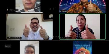 Perumdam Tirta Tarum Karawang dalam wawancara penjurian TOP Digital Awards 2021, Jumat (15/10/2021).