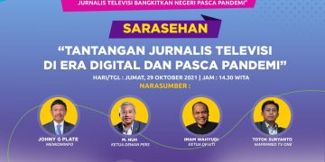 Kongres VI Ikatan Jurnalistik Televisi Indonesia (IJTI) di Lombok Barat, Nusa Tenggara Barat, Jumat (29/10/2021).