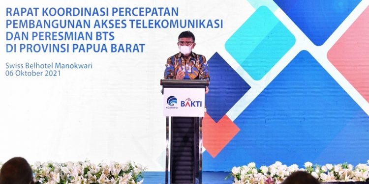 Menkominfo Johnny G. Plate