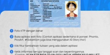 Watermark pada Scan KTP