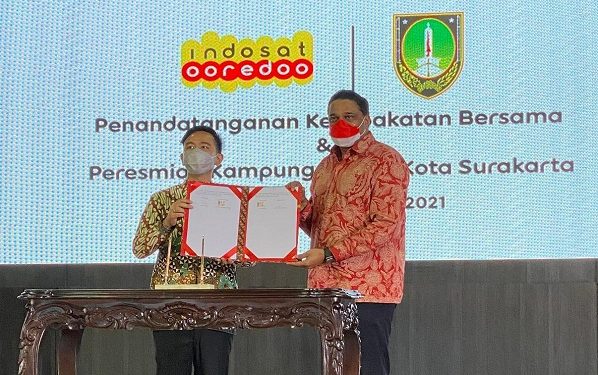 Indosat Ooredoo Hadirkan Kampung Digital di Kota Surakarta