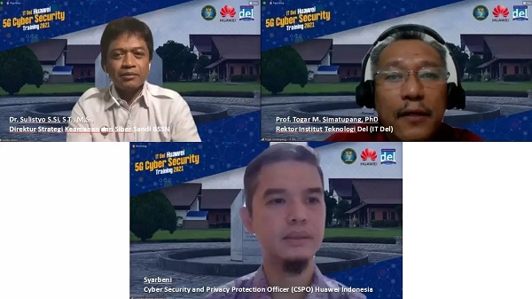 Keamanan Siber Kian Kritikal, IT Del Bersama Huawei Gelar Pelatihan dan Lokakarya ‘5G Cybersecurity Training’