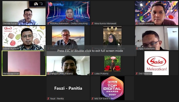 TOP Digital Awards 2021: PT Sasa Inti Dorong Peran IT untuk Dukung Transformasi Bisnis