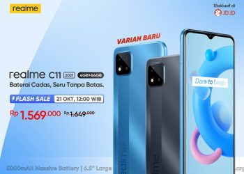 Realme C11 2021 Versi 4GB+64GB Resmi Meluncur di Indonesia