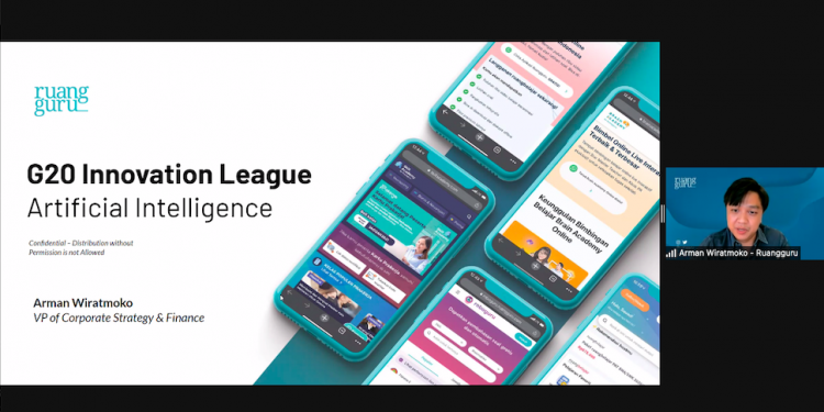 Wakili Indonesia, Ruangguru Raih Penghargaan Top Startup Bidang AI