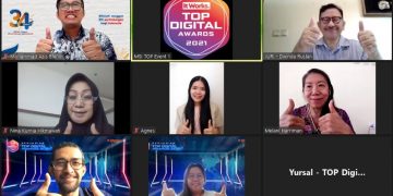 BRI Life saat sesi Penjurian TOP DIGITAL Awards 2021 secara online, di Jakarta, Rabu (03/11/2021) (Foto: Dokumentasi It Works)