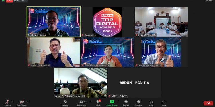 TOP Digital Awards 2021: Aplikasi, Infrastruktur & Keamanan Jadi Fokus Pemprov Sumsel dalam Pemanfaatan TI