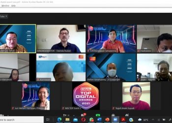 RS Premier Bintaro dalam sesi Penjurian TOP Digital Awards 2021, secara online, 10/11/2021.