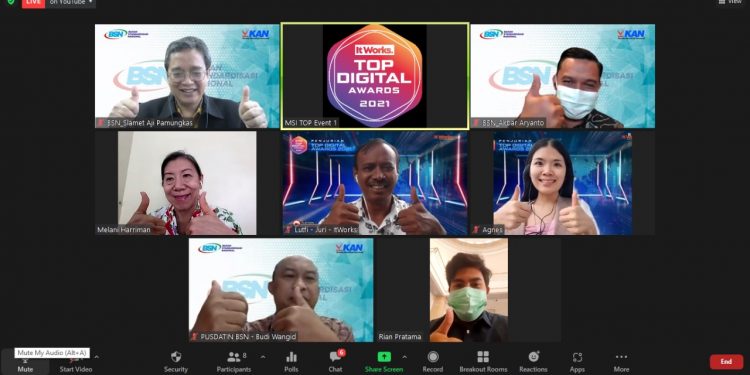 TOP Digital Awards 2021: Gencarkan Digitalisasi, Upaya BSN Tingkatkan Layanan
