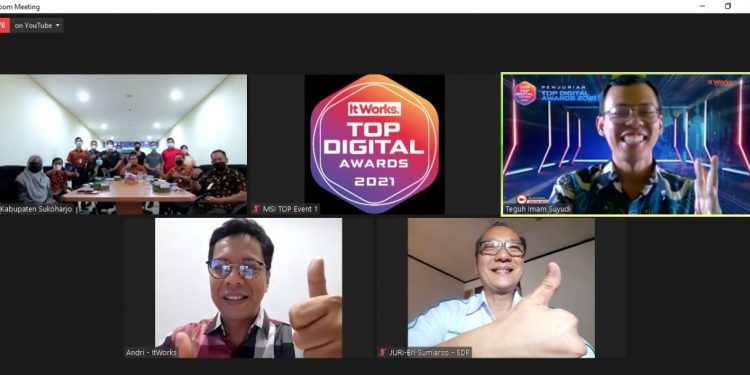 TOP Digital Awards 2021: SPBE Jadi Andalan Pemkab Sukoharjo untuk Berikan Layanan Masyarakat