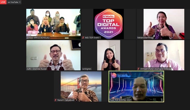 TOP Digital Awards 2021: Aplikasi SIKD Solusi Inovasi Unggulan Dinas Arpus Boyolali