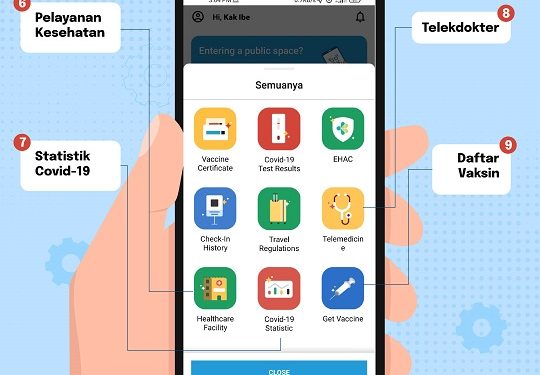 Ini Penampilan Baru Aplikasi PeduliLindungi