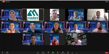 PT Mandiri Utama Finance (MUF) dalam sesi presentasi Penjurian TOP Digital Awards 2021 yang dilakukan secara virtual, Jumat (29/10/2021) (Foto: Dok. IT Works)