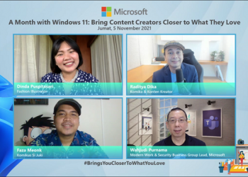 Press Briefing, secara online, 05/11/2021, mengusung tema BringsYouCloserToWhatYouLove