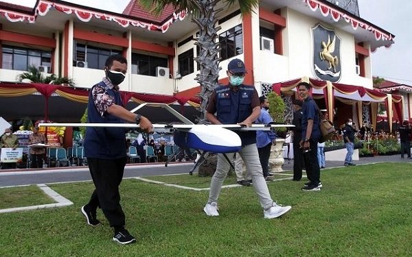 Beehive Drones Uji Coba Drone Logistik Medis Last-Mile Delivery di Sumenep