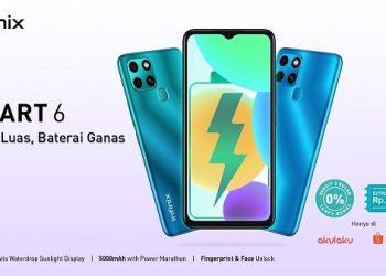 Infinix Smart 6 Rilis di Indonesia, Usung Layar Luas dan Baterai 5000 mAh
