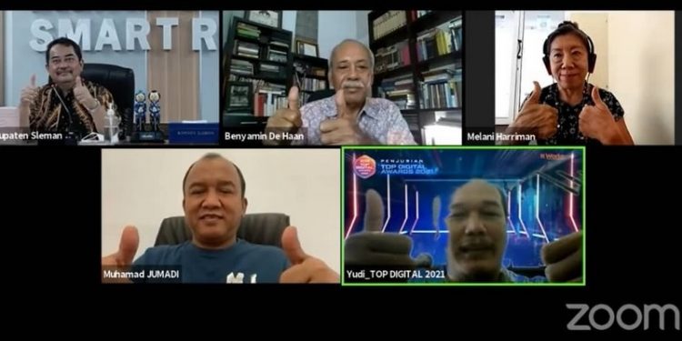 TOP Digital Awards 2021: Didukung Aplikasi Digital, Penerapan SPBE di Kab. Sleman Layak Jadi Contoh