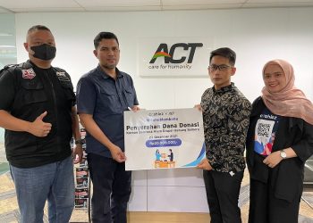 Kolaborasi Cashlez dan ACT Salurkan Donasi untuk Korban Erupsi Semeru