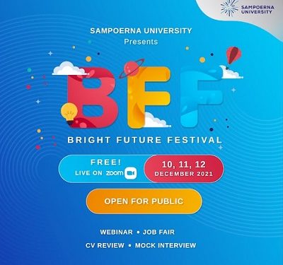 Digelar Virtual, Bright Future Festival 2021 Persembahkan 20 Sesi Webinar