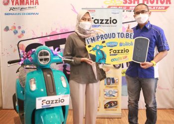 Yamaha Fazzio Hybrid – Connected Jadi Motor Paling Laris di Blibli