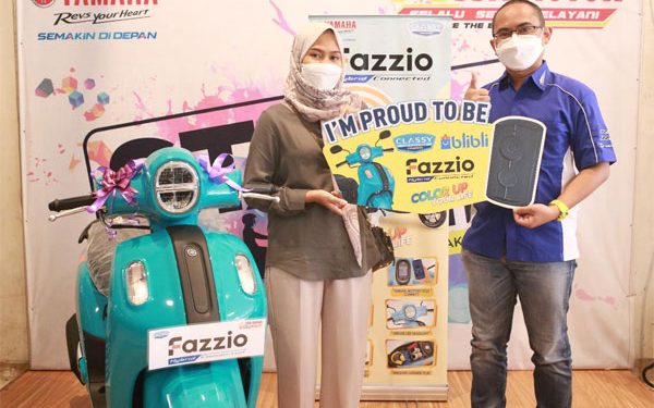 Yamaha Fazzio Hybrid – Connected Jadi Motor Paling Laris di Blibli
