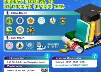 Kabar Gembira! Ada 200 Beasiswa S2 Dalam dan Luar Negeri Dari Kominfo